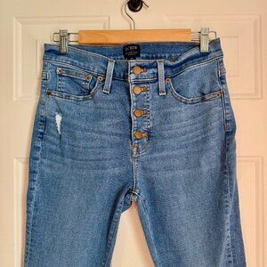 JCrew 10" High Rise Skinny | 28